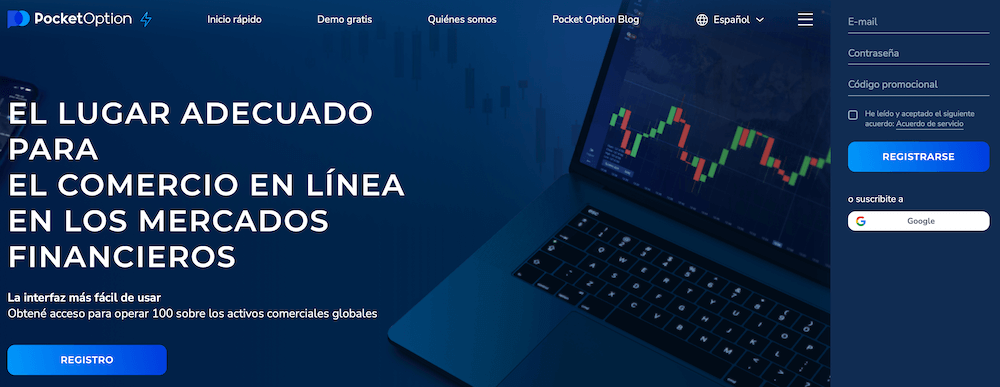 Registro en Pocket Option (Po.Trade) – Abre tu cuenta y empieza a operar