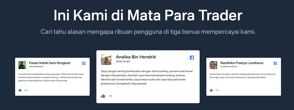 Olymp Trade Laman Rasmi